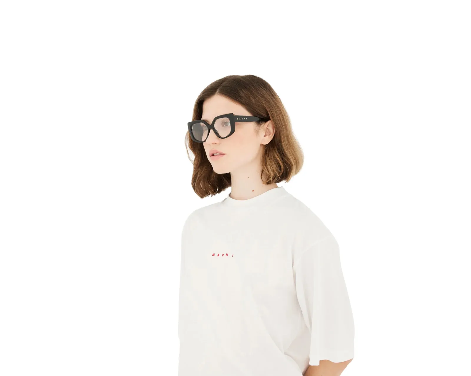 Marni C01 Zvier Black Montature da vista Acetato Nero Geometrica - immagine 4