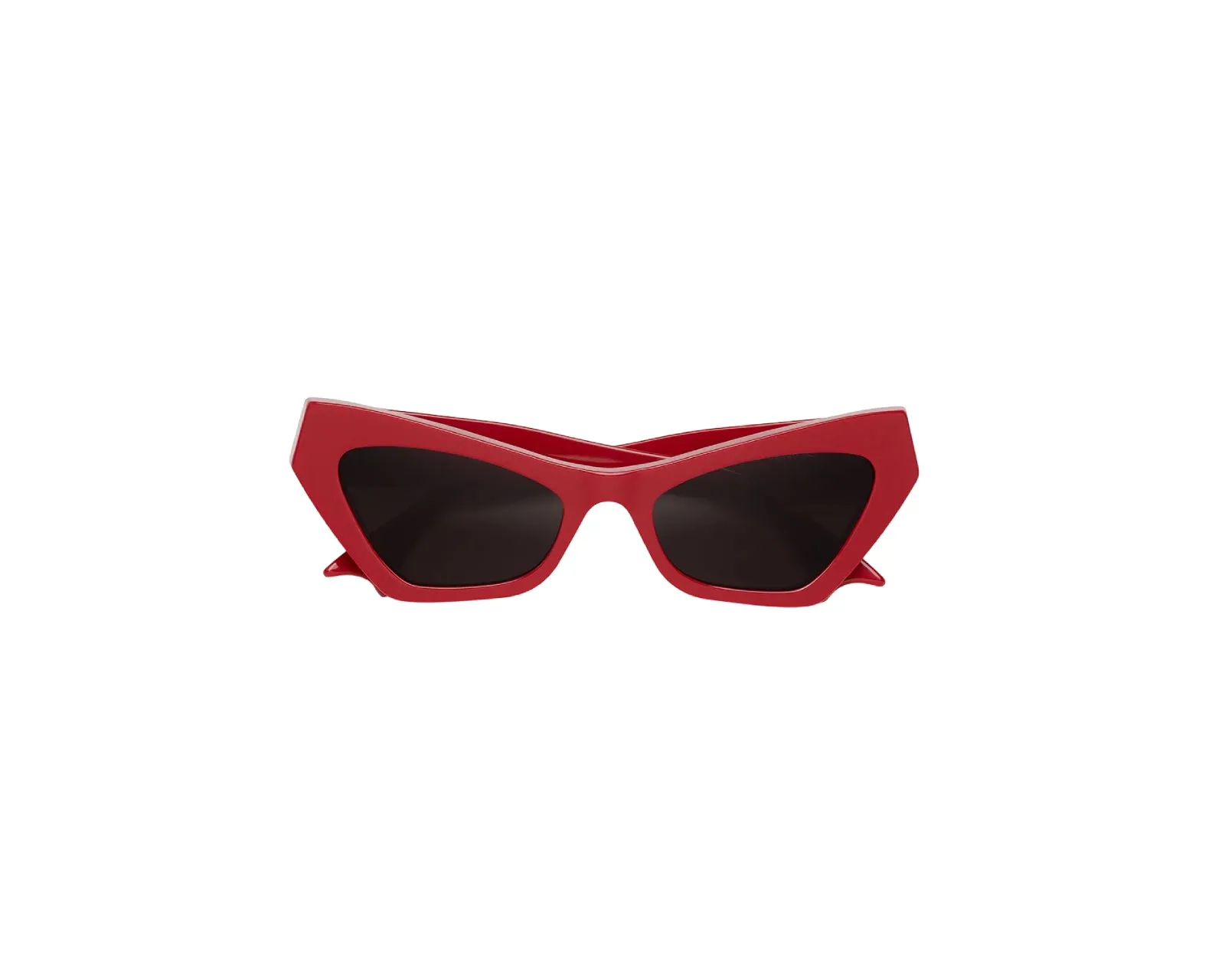 Marni 8AF Zelaryth Red Occhiali da sole Acetato Rosso Nero Geometrica - immagine 2