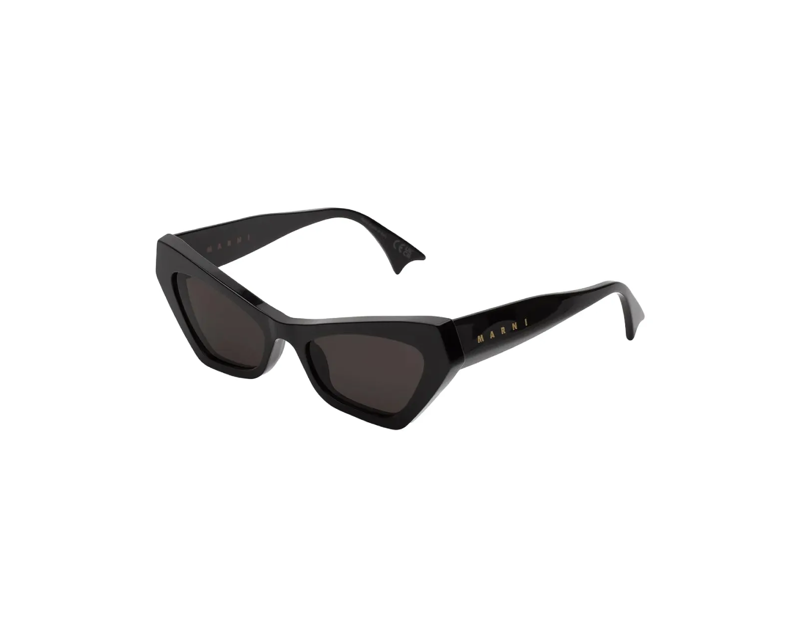 Marni DYB Zelaryth Black Occhiali da sole Acetato Nero Nero Geometrica - immagine 1