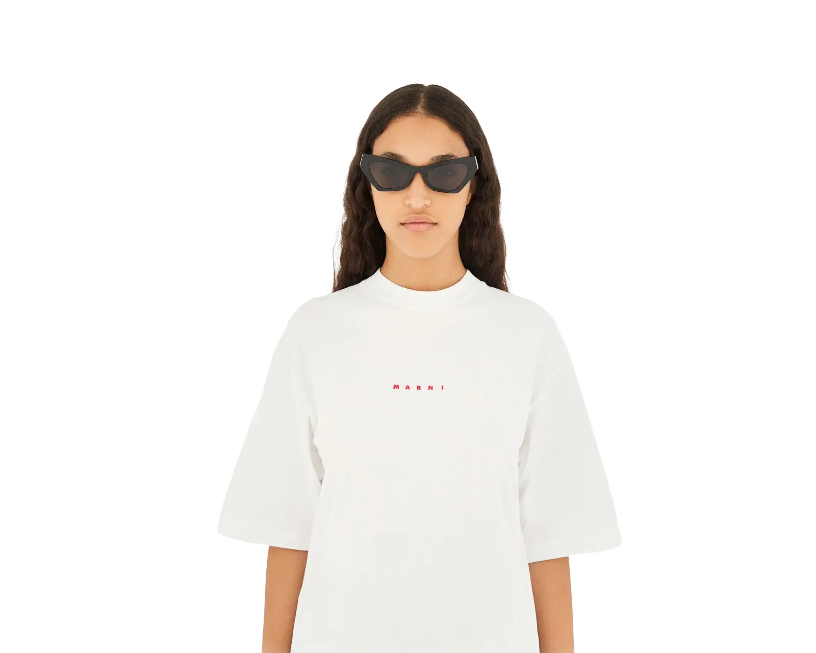 Marni DYB Zelaryth Black Occhiali da sole Acetato Nero Nero Geometrica - immagine 3