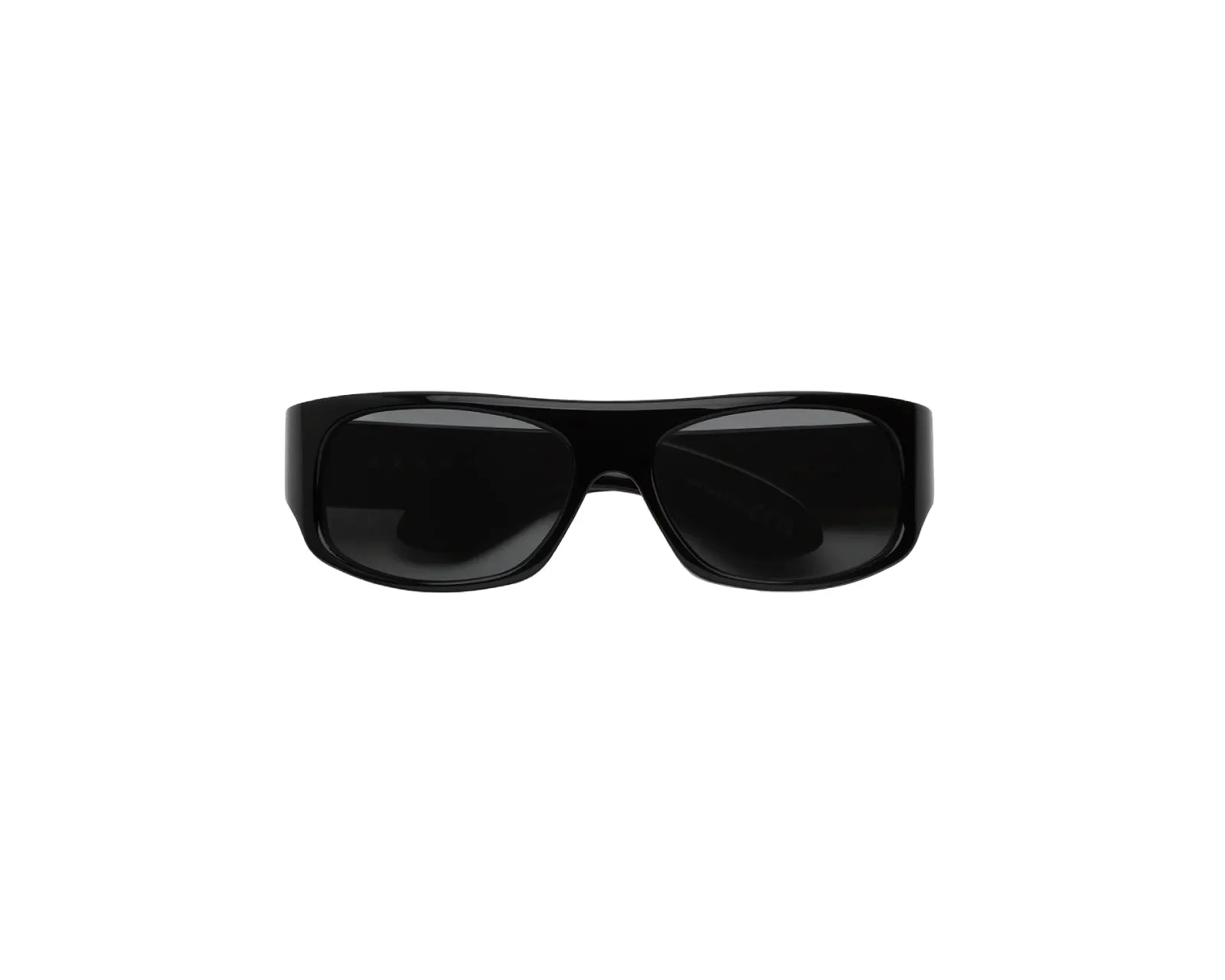 Marni B8R Uailus Black Occhiali da sole Acetato Nero Nero Avvolgente - immagine 2
