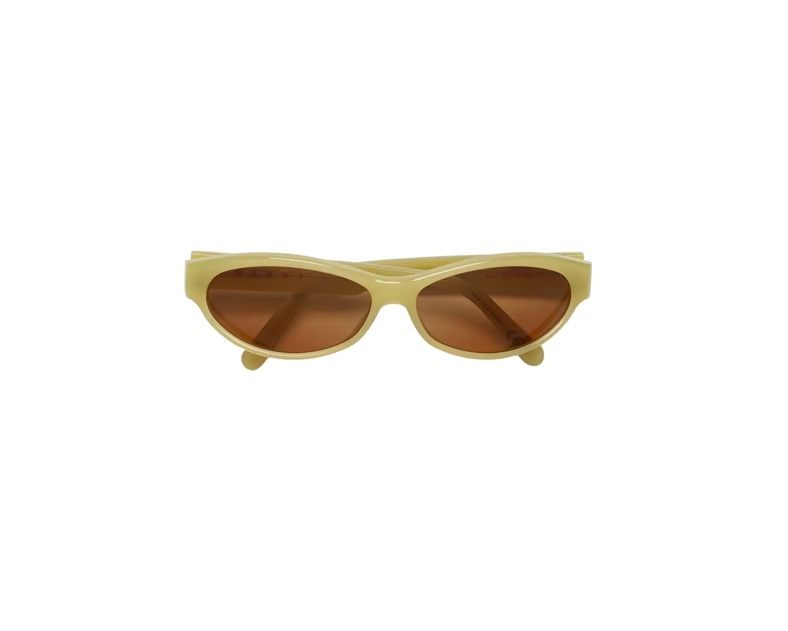 Marni MA4 Ouzoud Green Occhiali da sole Acetato Verde Marrone Geometrica - immagine 2