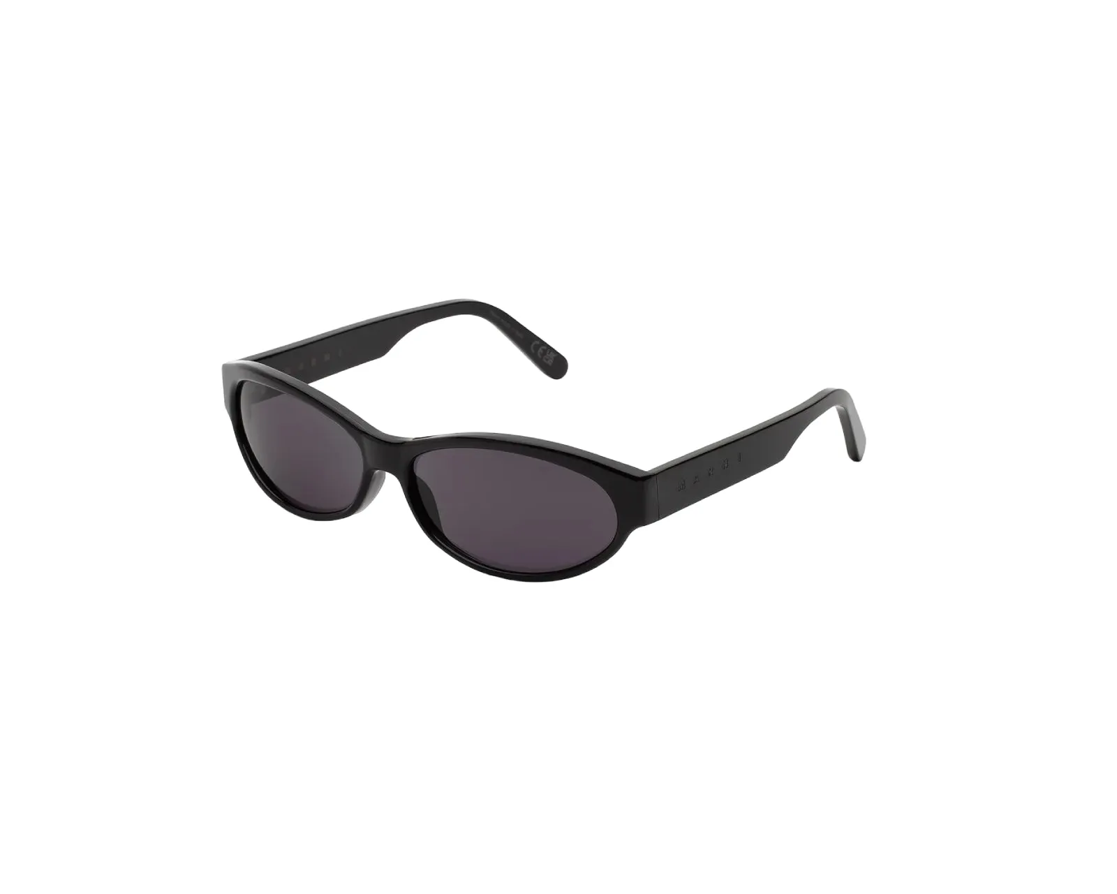 Marni ZBU Ouzoud Black Occhiali da sole Acetato Nero Grigio Geometrica - immagine 1
