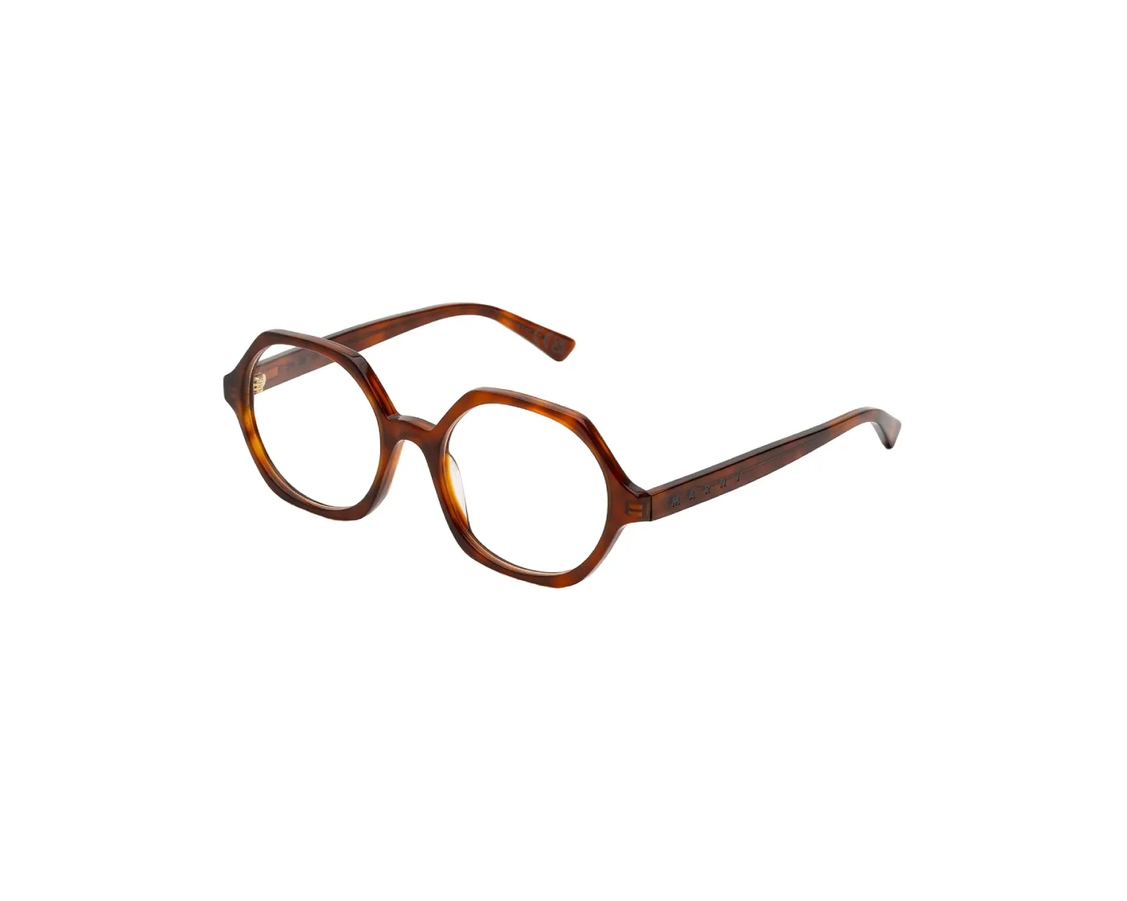 Marni RST Nabaro Light Havana Montature da vista Acetato Havana Geometrica - immagine 1
