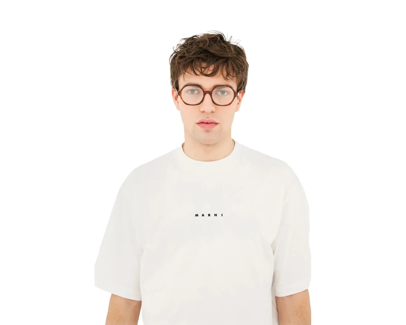 Marni RST Nabaro Light Havana Montature da vista Acetato Havana Geometrica - immagine 4