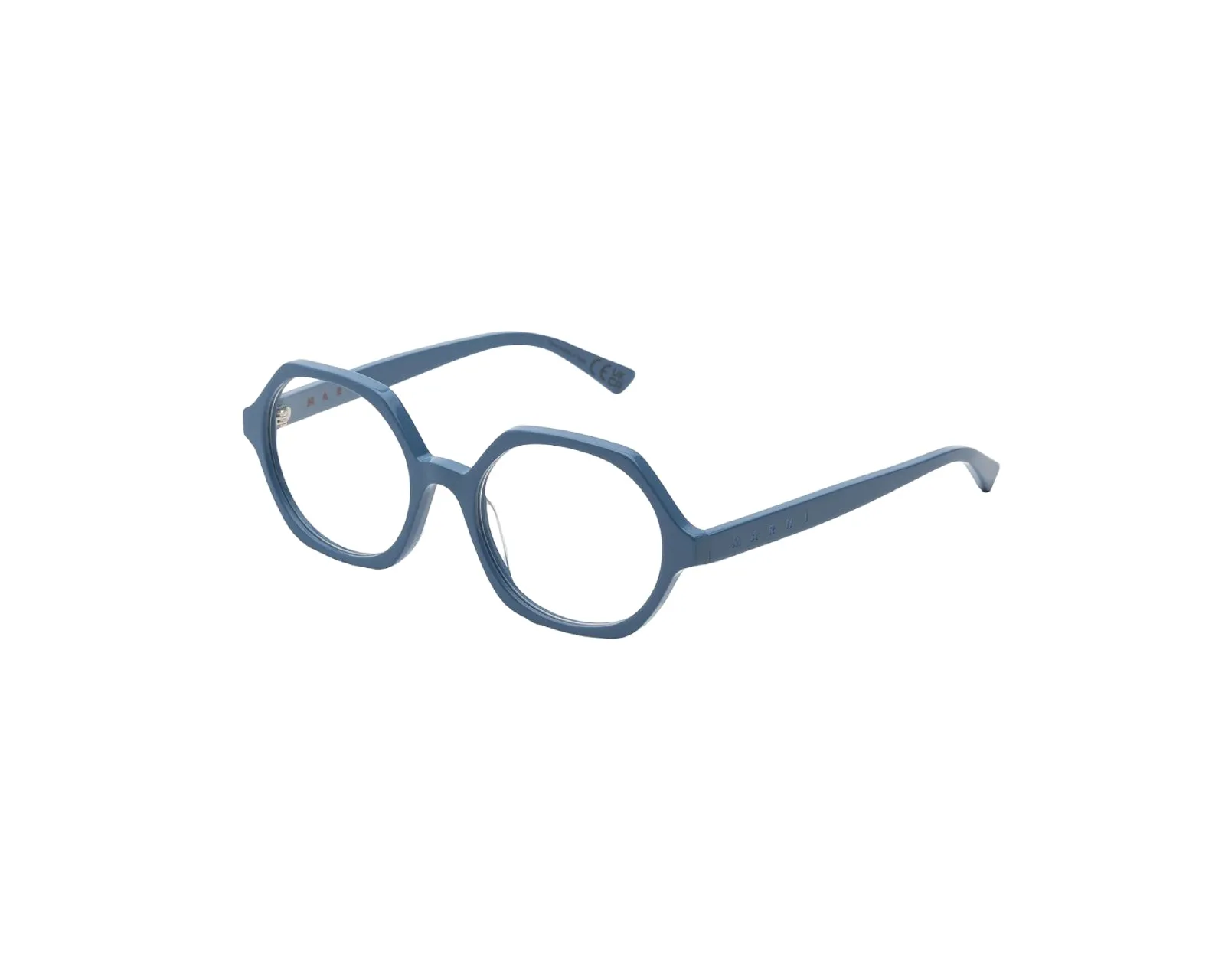 Marni D2U Nabaro Light Blue Montature da vista Acetato Azzurro Geometrica - immagine 1