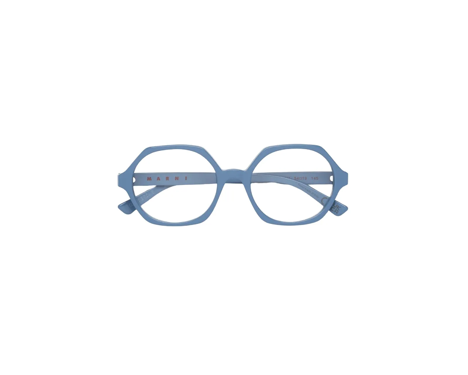 Marni D2U Nabaro Light Blue Montature da vista Acetato Azzurro Geometrica - immagine 2
