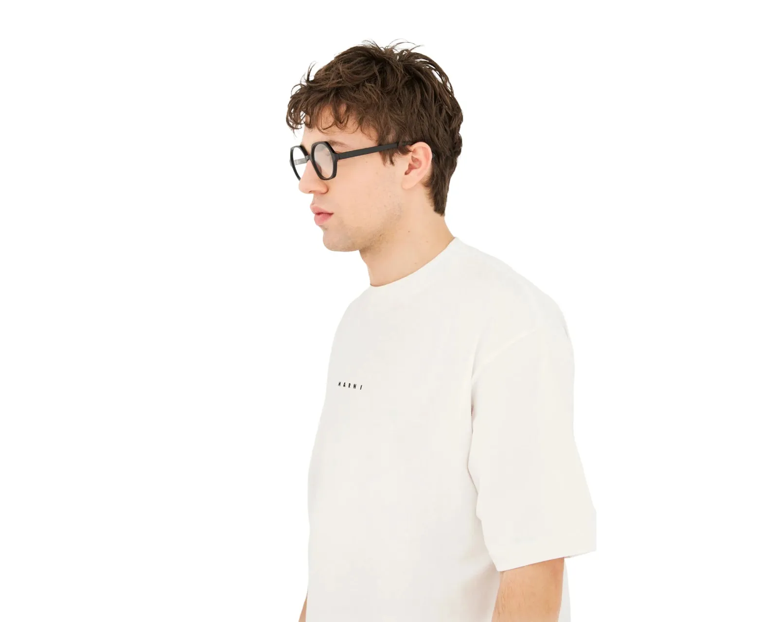 Marni MR9 Nabaro Black Montature da vista Acetato Nero Geometrica - immagine 4
