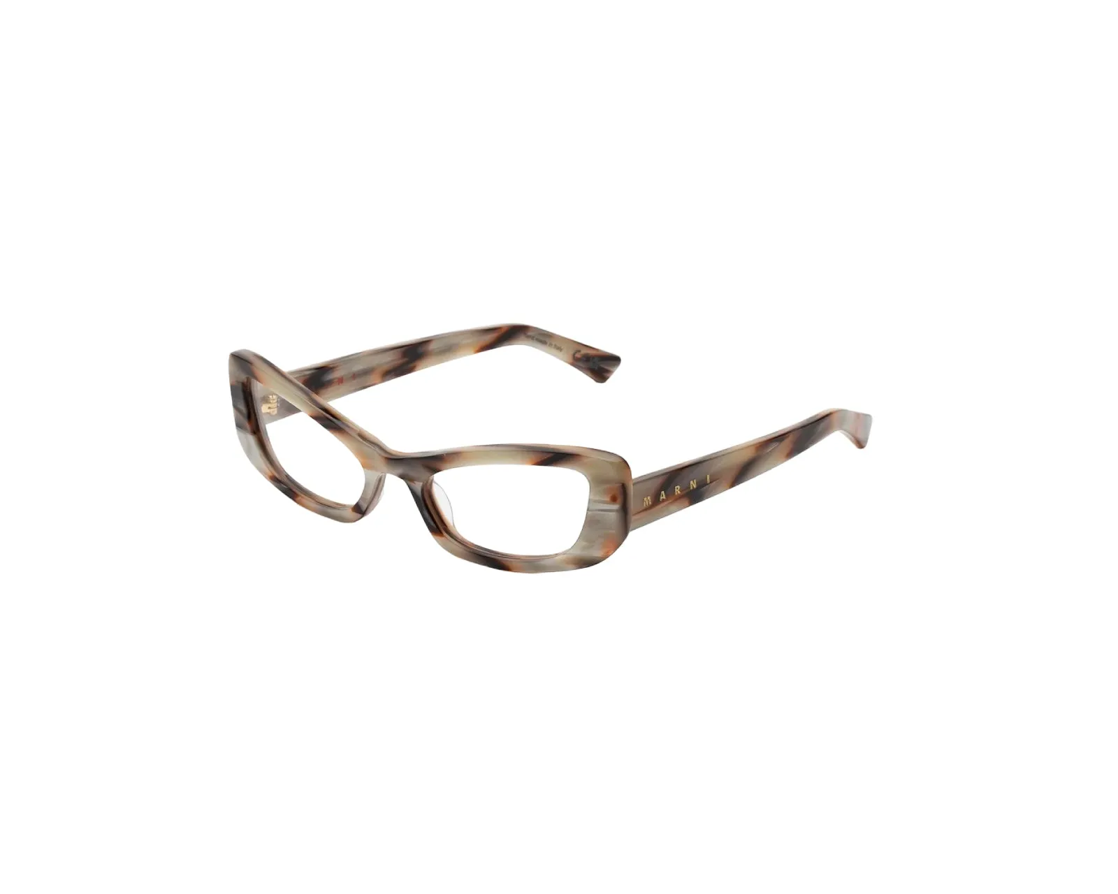 Marni GRY Jarbek Shell Montature da vista Acetato Grigio Squadrata - immagine 1
