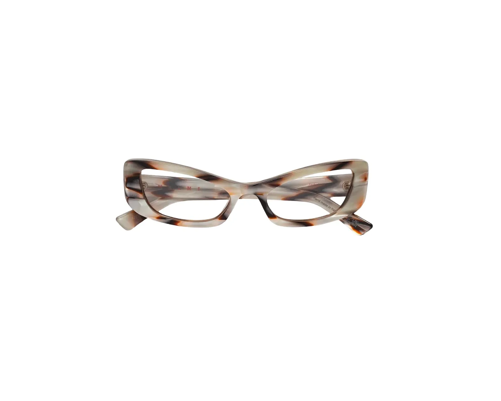 Marni GRY Jarbek Shell Montature da vista Acetato Grigio Squadrata - immagine 2