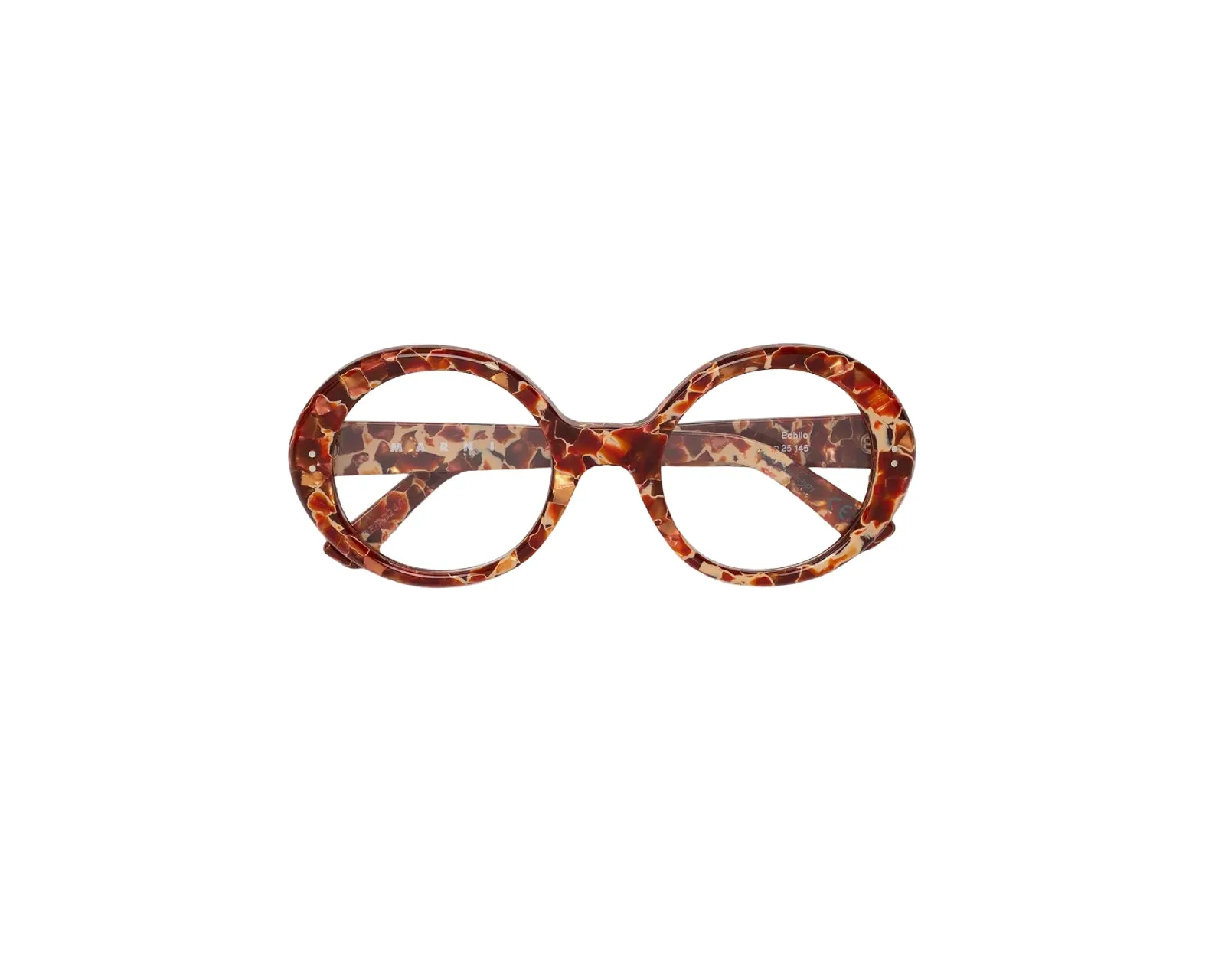 Marni 5RE Eobilo Lava Montature da vista Acetato Havana Rotonda - immagine 2