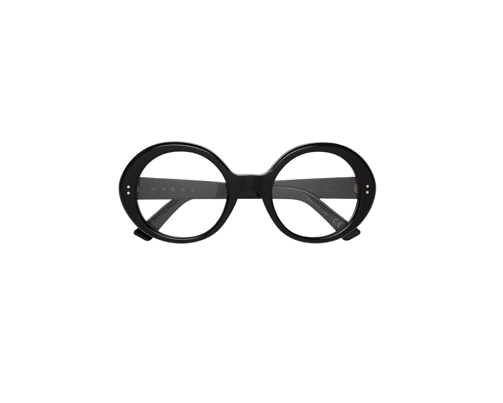 Marni MAO Eobilo Black Occhiali da sole Acetato Nero Rotonda - immagine 2