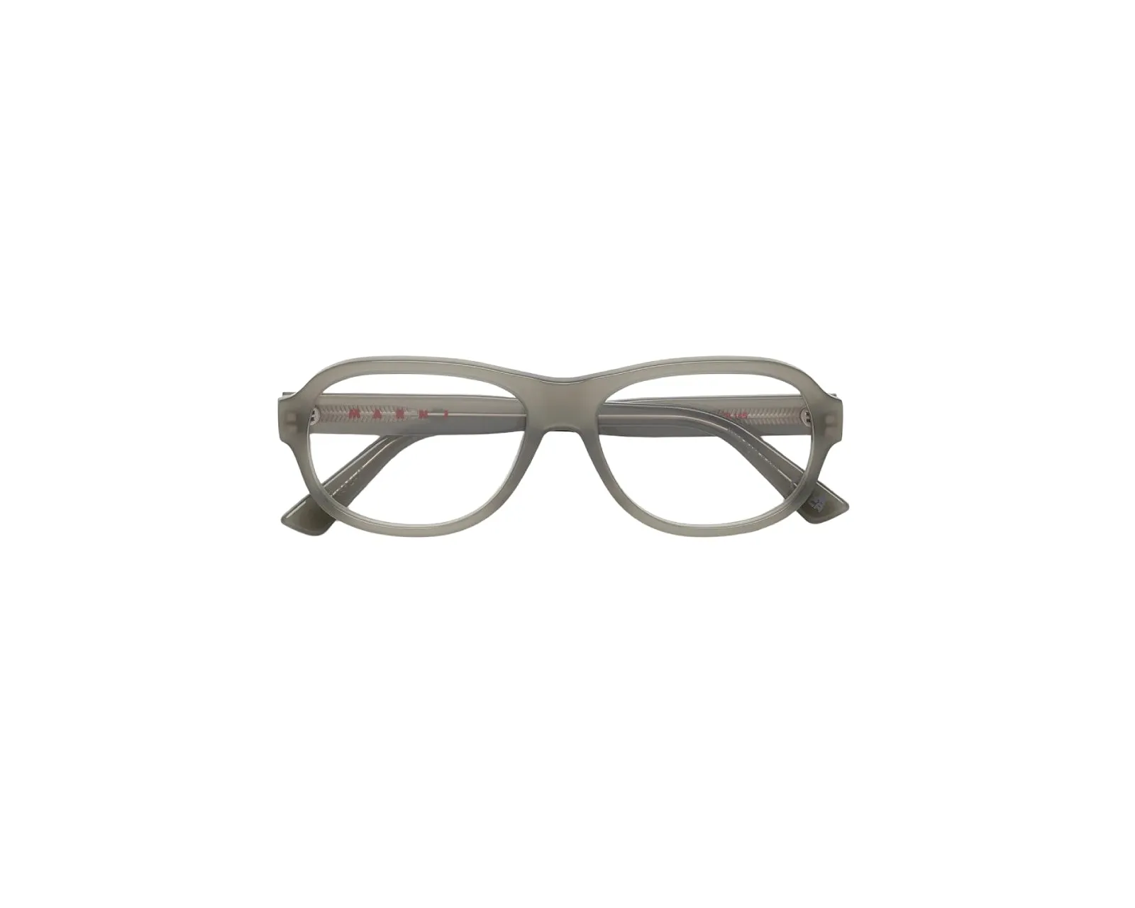 Marni AHX Azotl Light Grey Montature da vista Acetato Grigio Geometrica - immagine 2