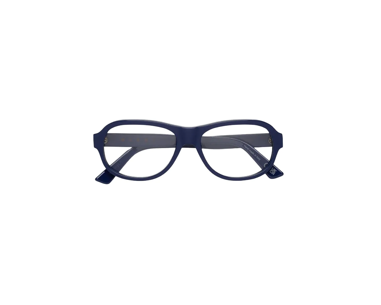 Marni VDQ Azotl Deep Blue Montature da vista Acetato Blu Geometrica - immagine 2