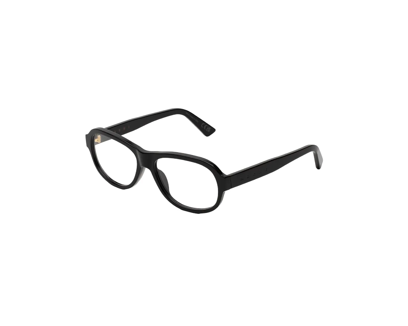 Marni 0QW Azotl Black Montature da vista Acetato Nero Geometrica - immagine 1