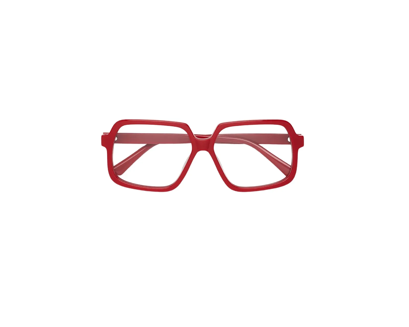 Marni IUF Arixo Red Montature da vista Acetato Rosso Squadrata - immagine 2