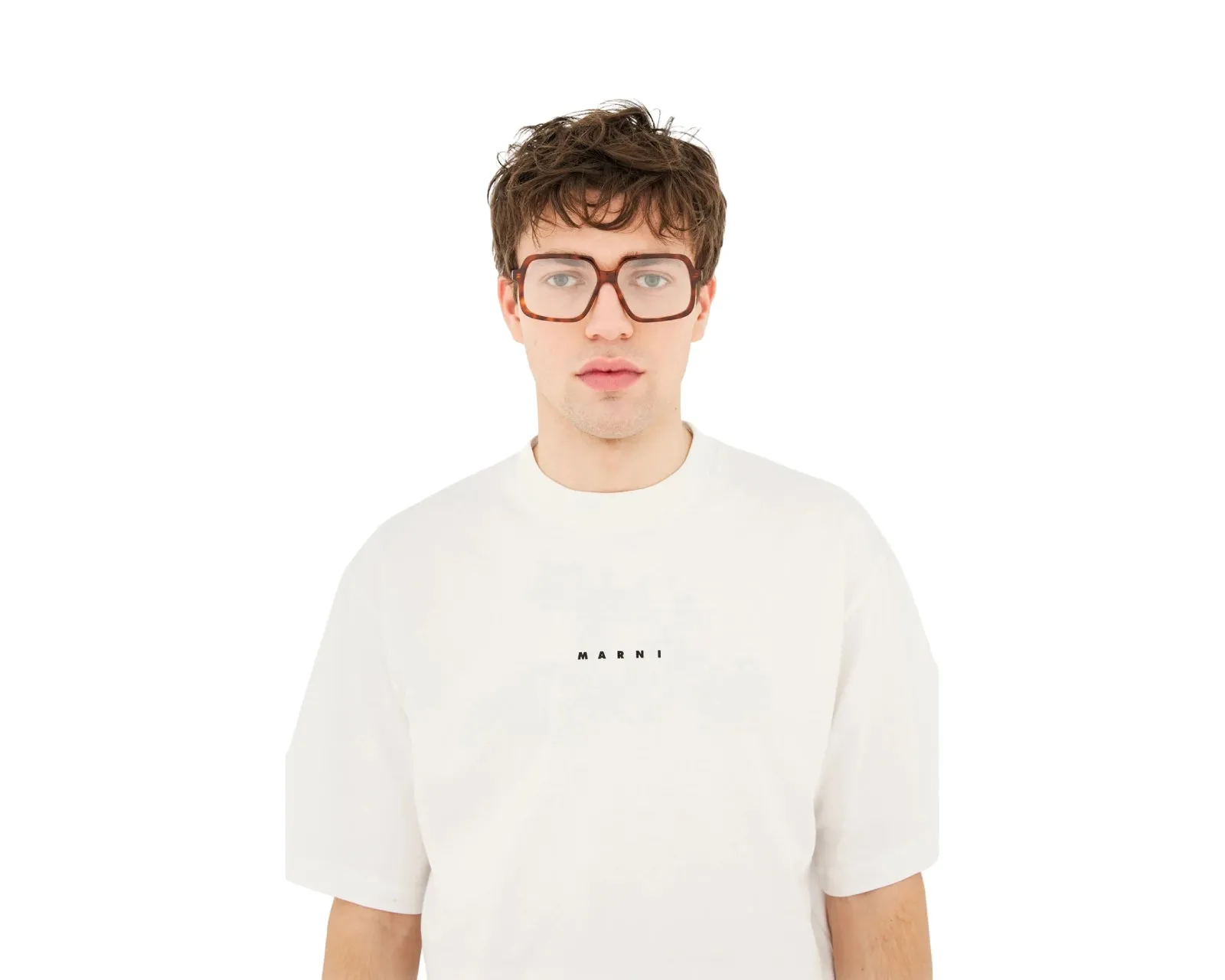 Marni 5W6 Arixo Light havana Montature da vista Acetato Havana Squadrata - immagine 4