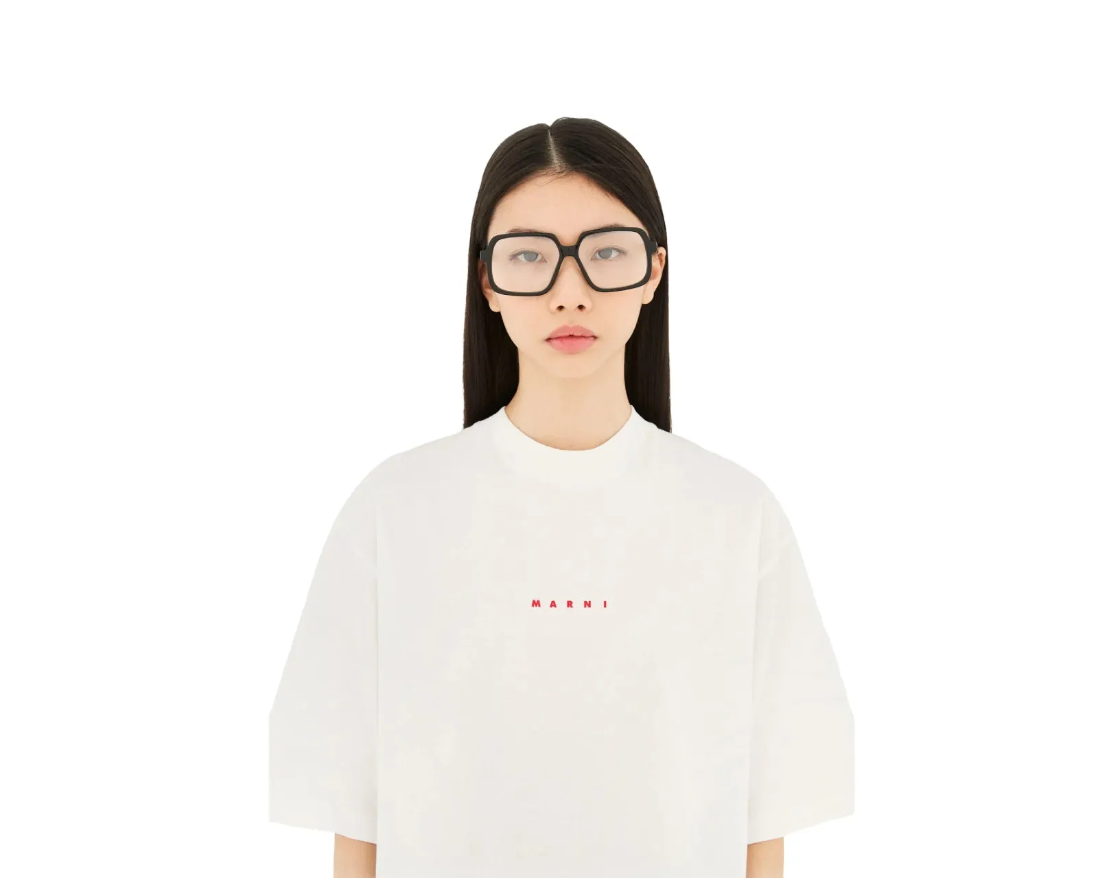 Marni 4PU Arixo Black Montature da vista Acetato Nero Squadrata - immagine 4