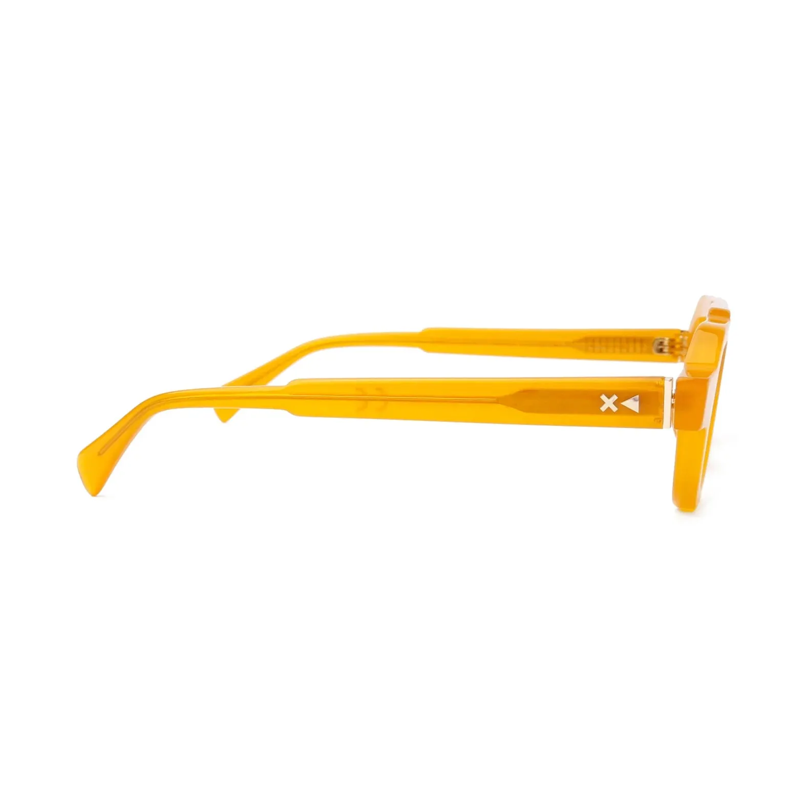 XLAB Borneo Occhiali da sole Acetato Giallo Verde G15 Rotonda Polarizzata - immagine 3