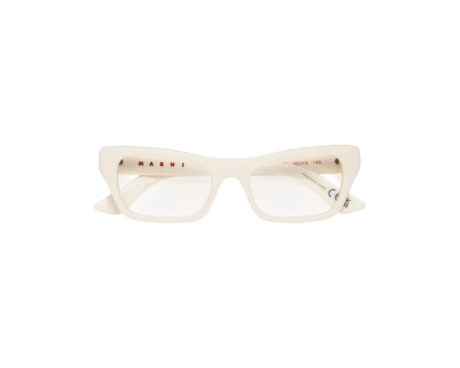 Marni 1SL Akelu Cream Montature da vista Acetato Avorio Squadrata - immagine 2