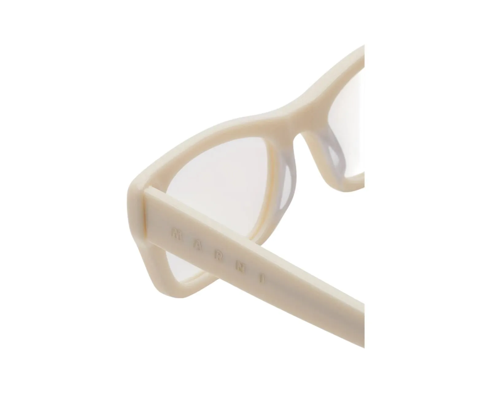 Marni 1SL Akelu Cream Montature da vista Acetato Avorio Squadrata - immagine 3