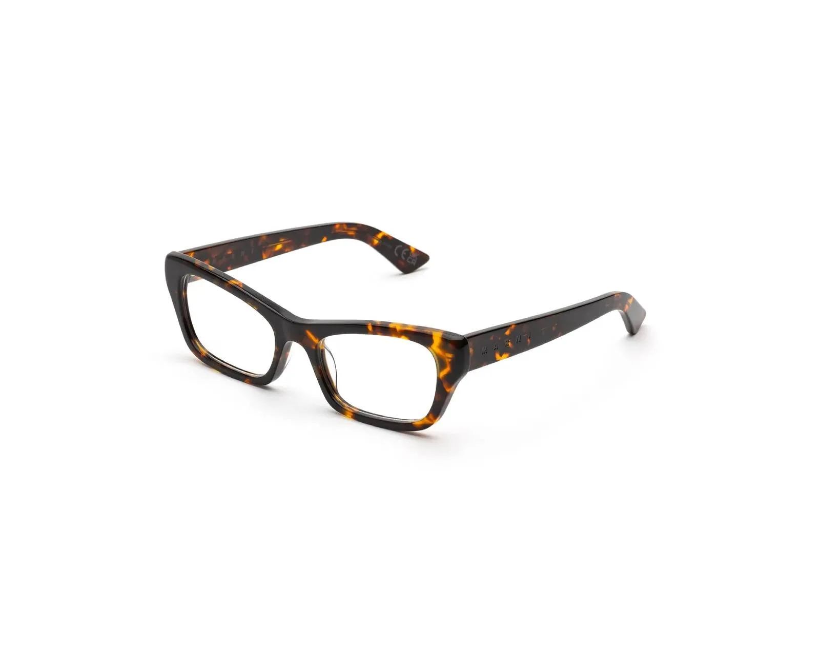 Marni BZL Akelu Burnt Havana Montature da vista Acetato Havana Squadrata - immagine 1