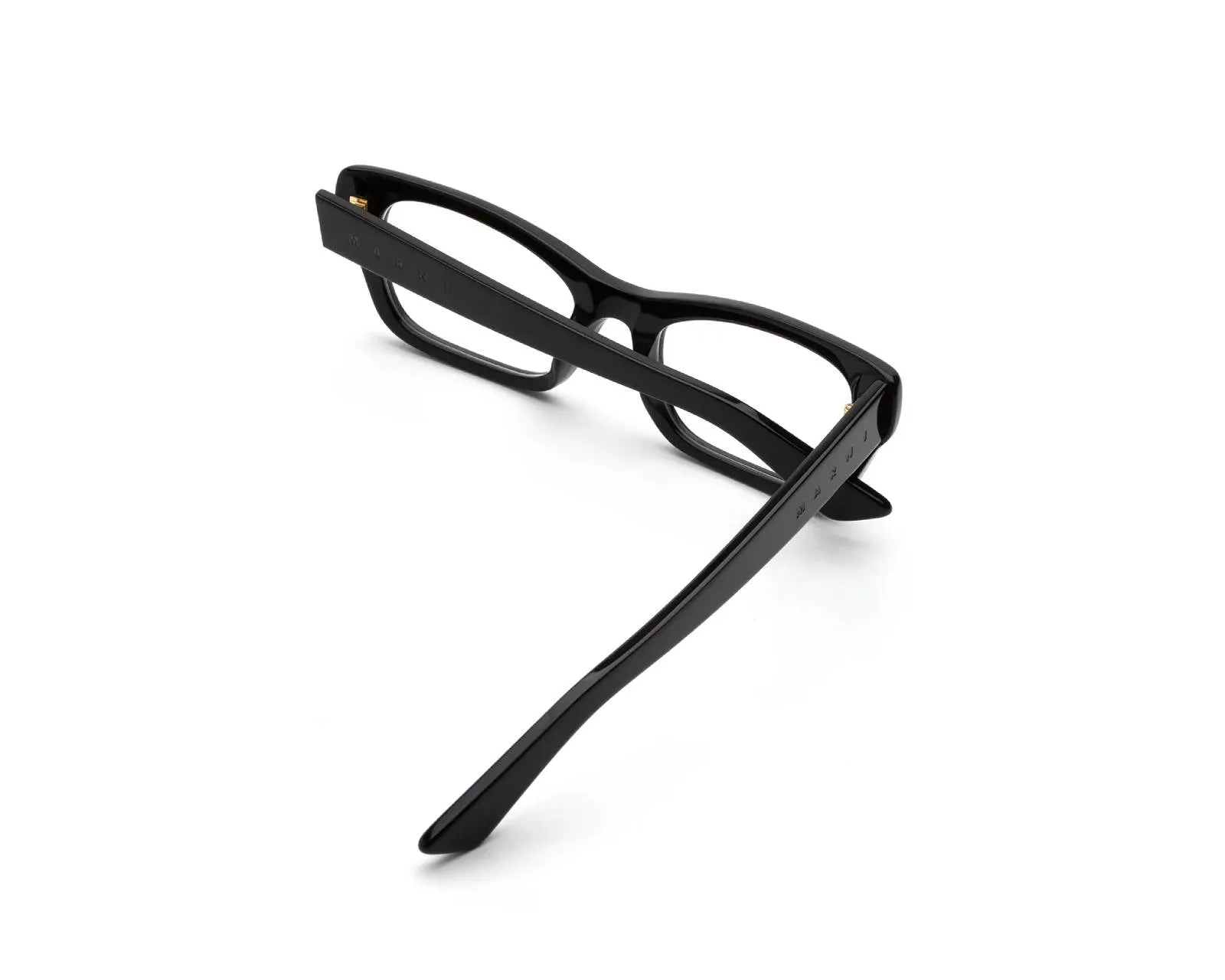 Marni BUS Akelu Black Montature da vista Acetato Nero Squadrata - immagine 3