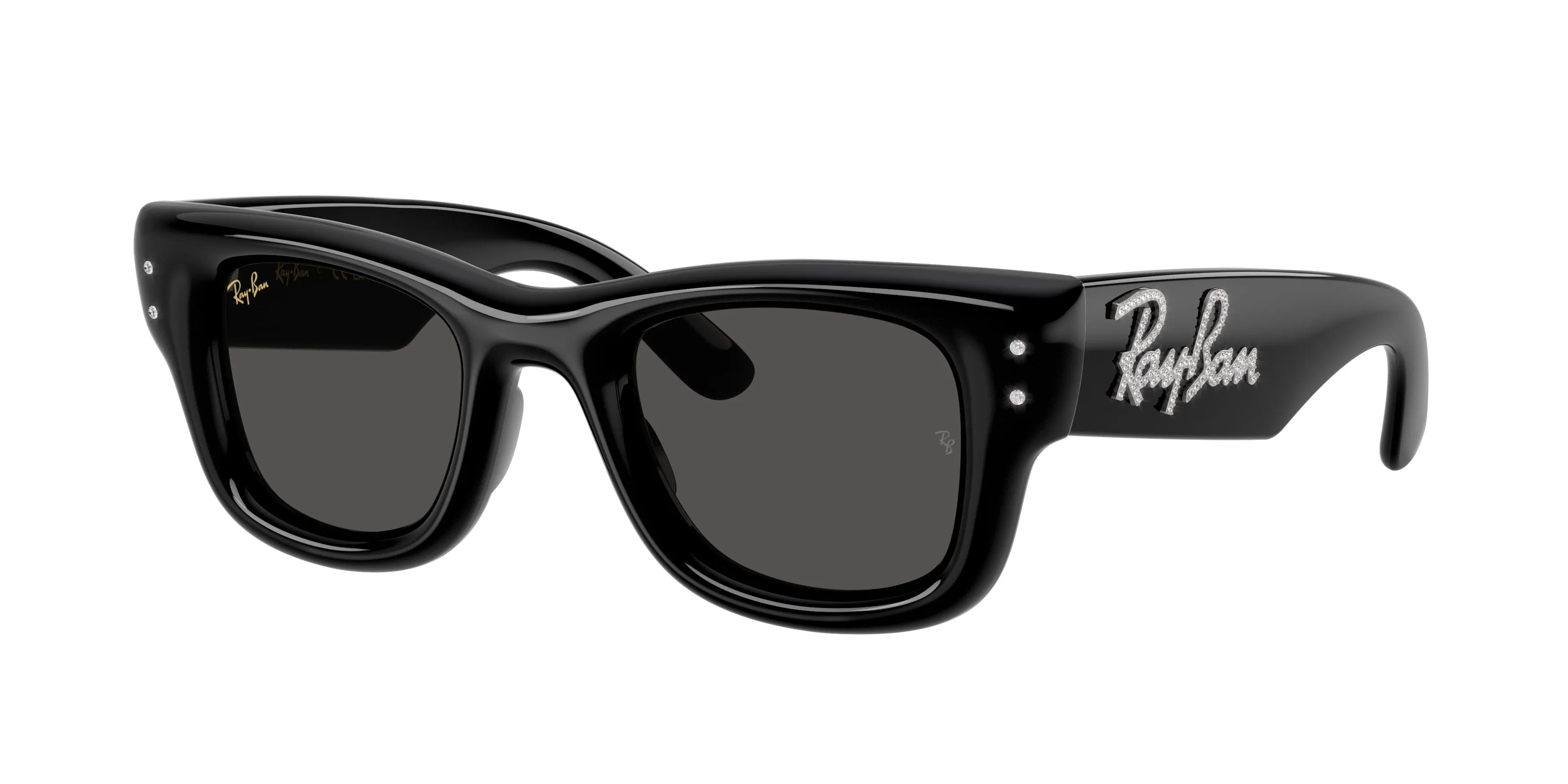 Ray - Ban RB4940B WAYFARER PUFFER 686487 Occhiali da sole Nylon Nero Squadrata Normale - immagine 1