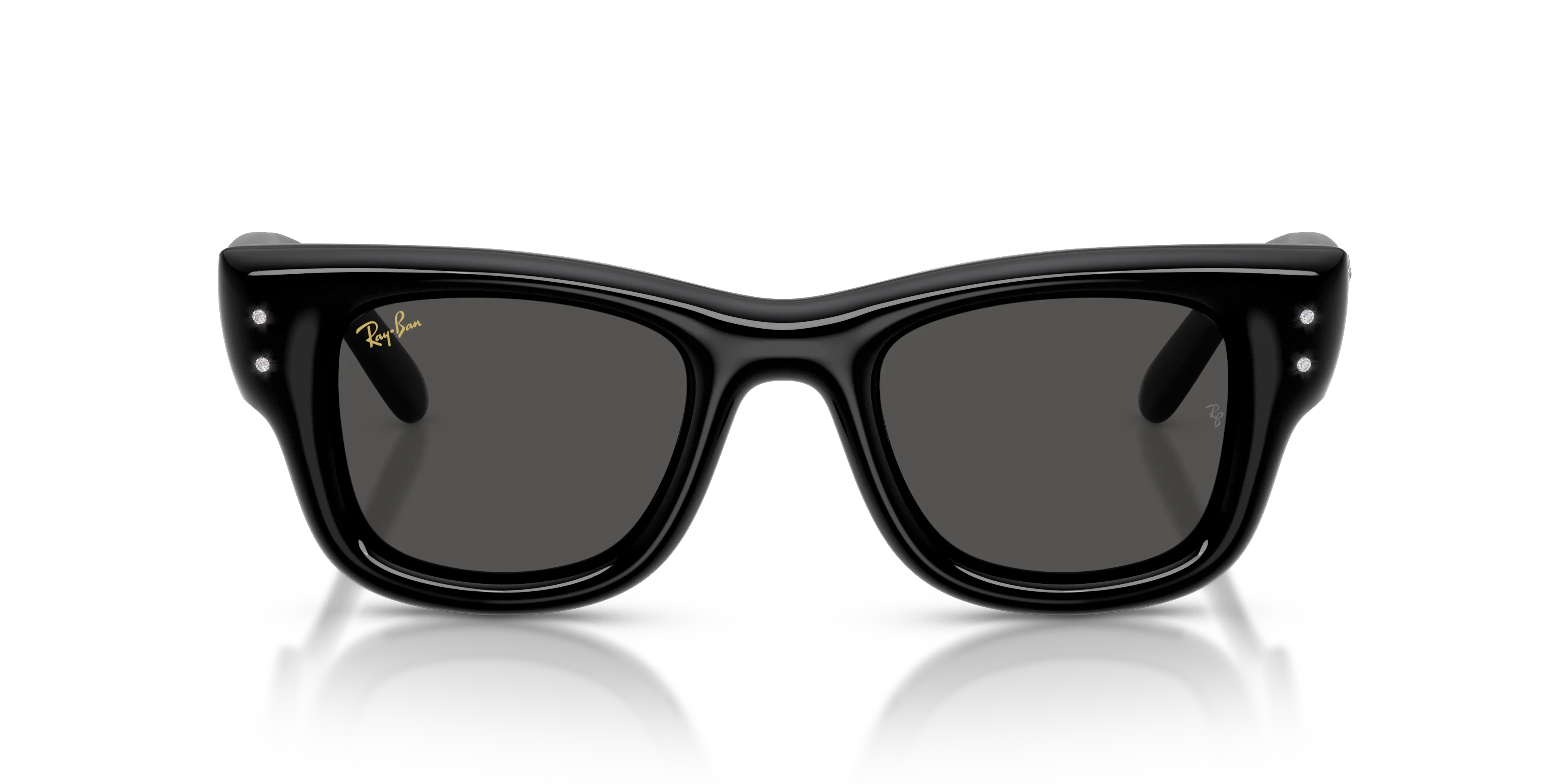 Ray - Ban RB4940B WAYFARER PUFFER 686487 Occhiali da sole Nylon Nero Squadrata Normale - immagine 3