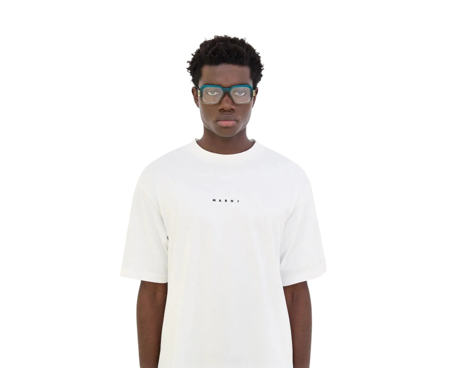 Marni 2SC Zamalek Optical Green Fade Montature da vista Acetato Verde Squadrata - immagine 4