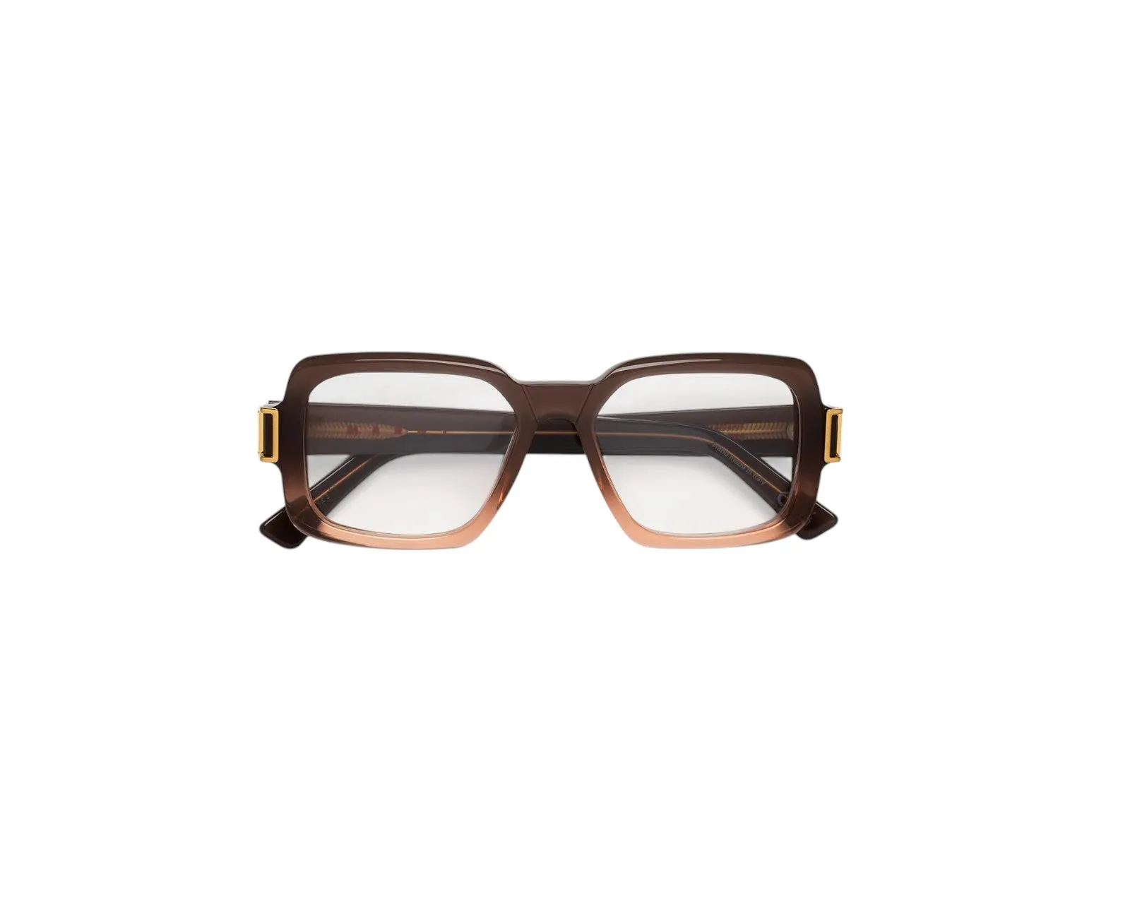 Marni CWI Zamalek Optical Brown Fade Montature da vista Acetato Marrone Squadrata - immagine 2