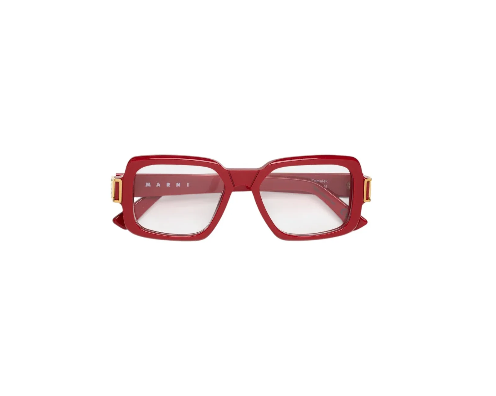 Marni XYJ Zamalek Optical Bordeaux Montature da vista Acetato Bordeaux Squadrata - immagine 2