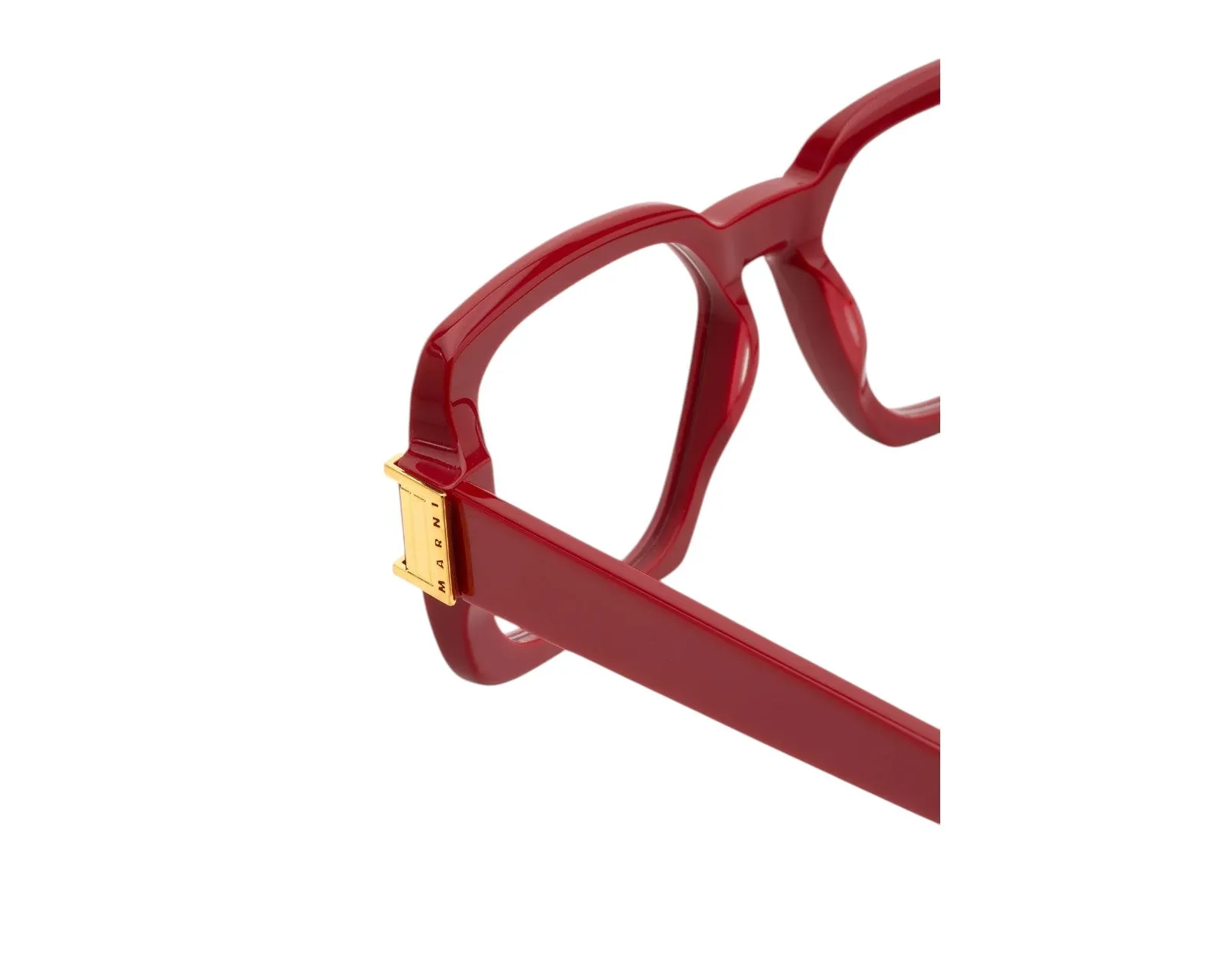 Marni XYJ Zamalek Optical Bordeaux Montature da vista Acetato Bordeaux Squadrata - immagine 3