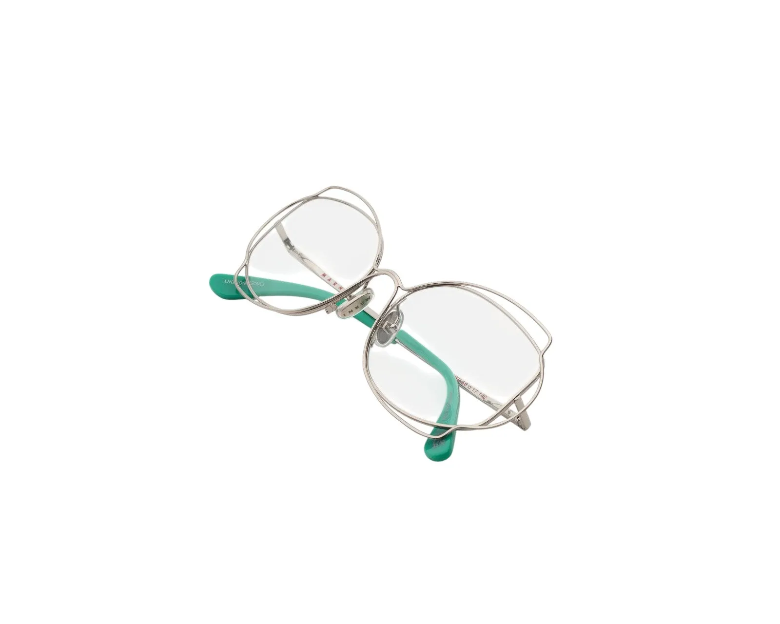 Marni UKR Route Of The Sun Optical Silver Montature da vista Metallo Argento Geometrica - immagine 3