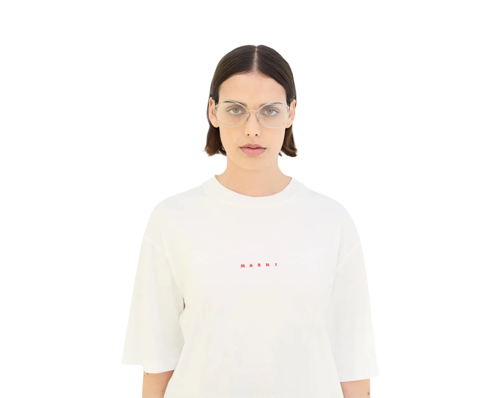 Marni UKR Route Of The Sun Optical Silver Montature da vista Metallo Argento Geometrica - immagine 4