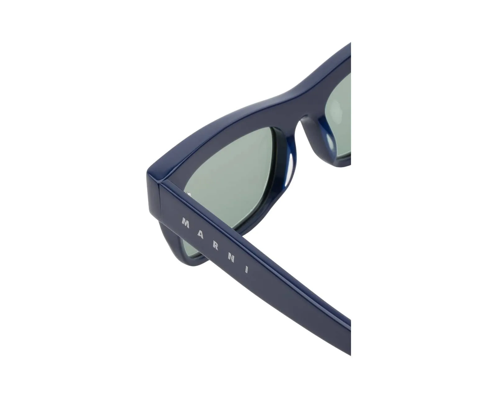 Marni 8JC Angdoa Deep Blue Occhiali da sole Acetato Blu Blu Squadrata - immagine 3