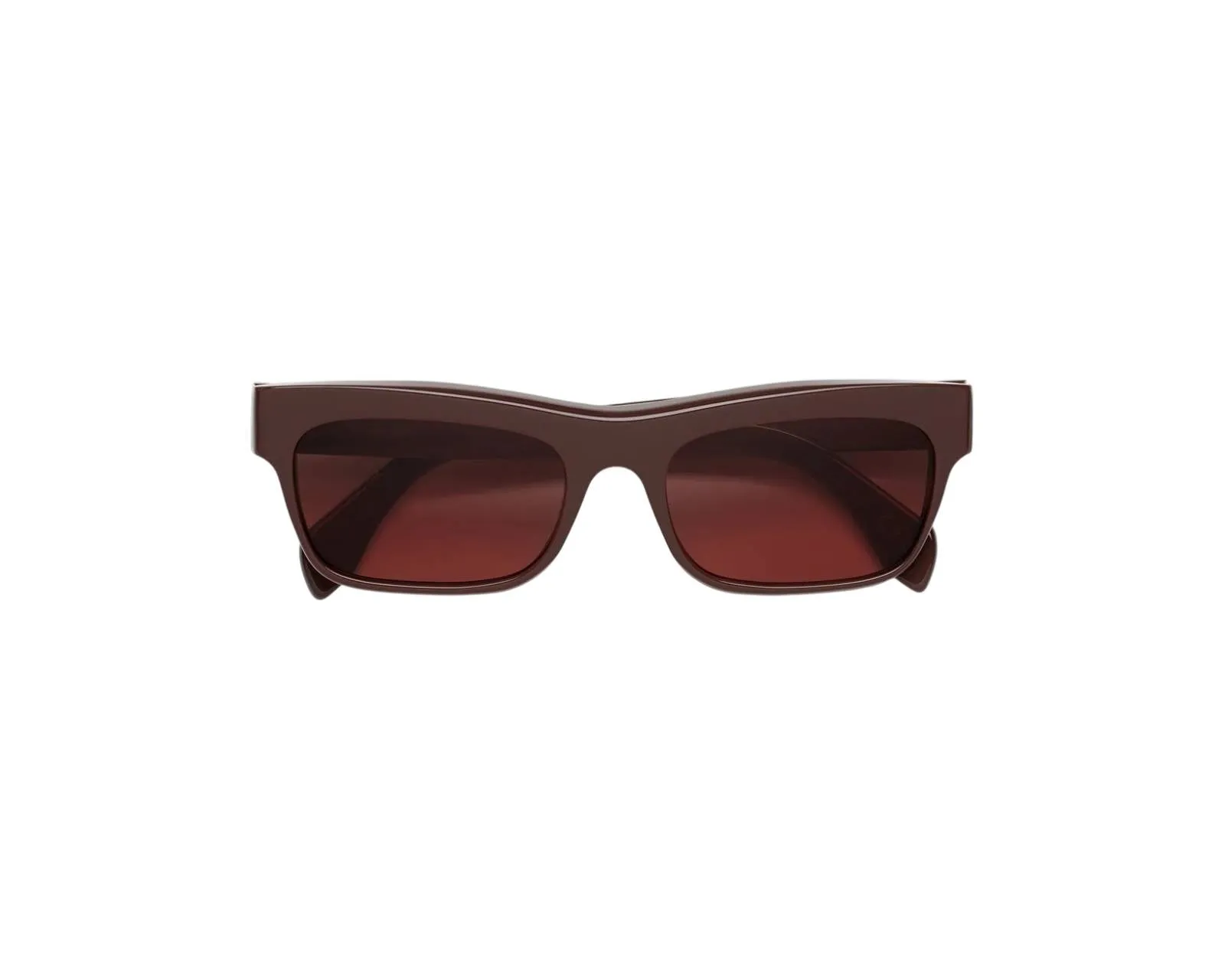 Marni EIP Angdoa Brown Occhiali da sole Acetato Marrone Bordeaux Squadrata - immagine 2
