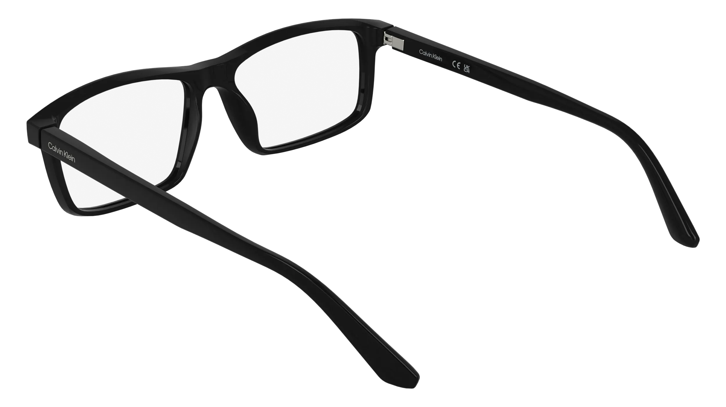 Calvin Klein CK25546 001 Montature da vista Bio-iniettato Nero Squadrata Normale - immagine 4