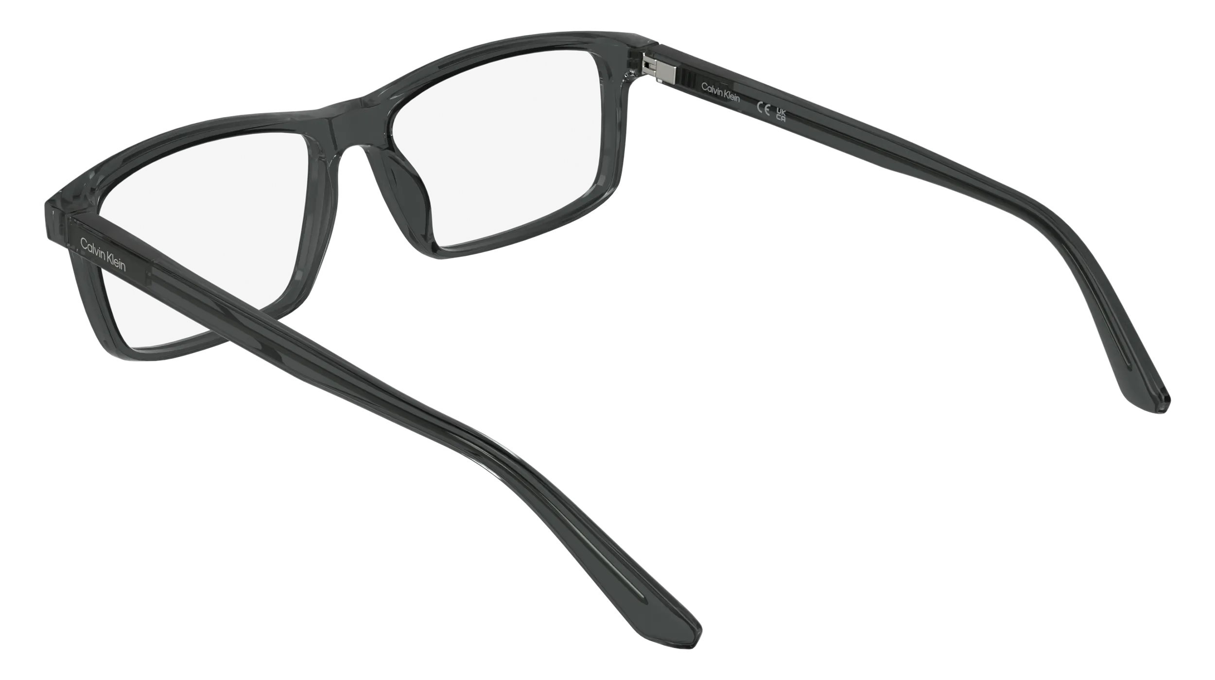 Calvin Klein CK25546 035 Montature da vista Bio-iniettato Grigio Squadrata Normale - immagine 4