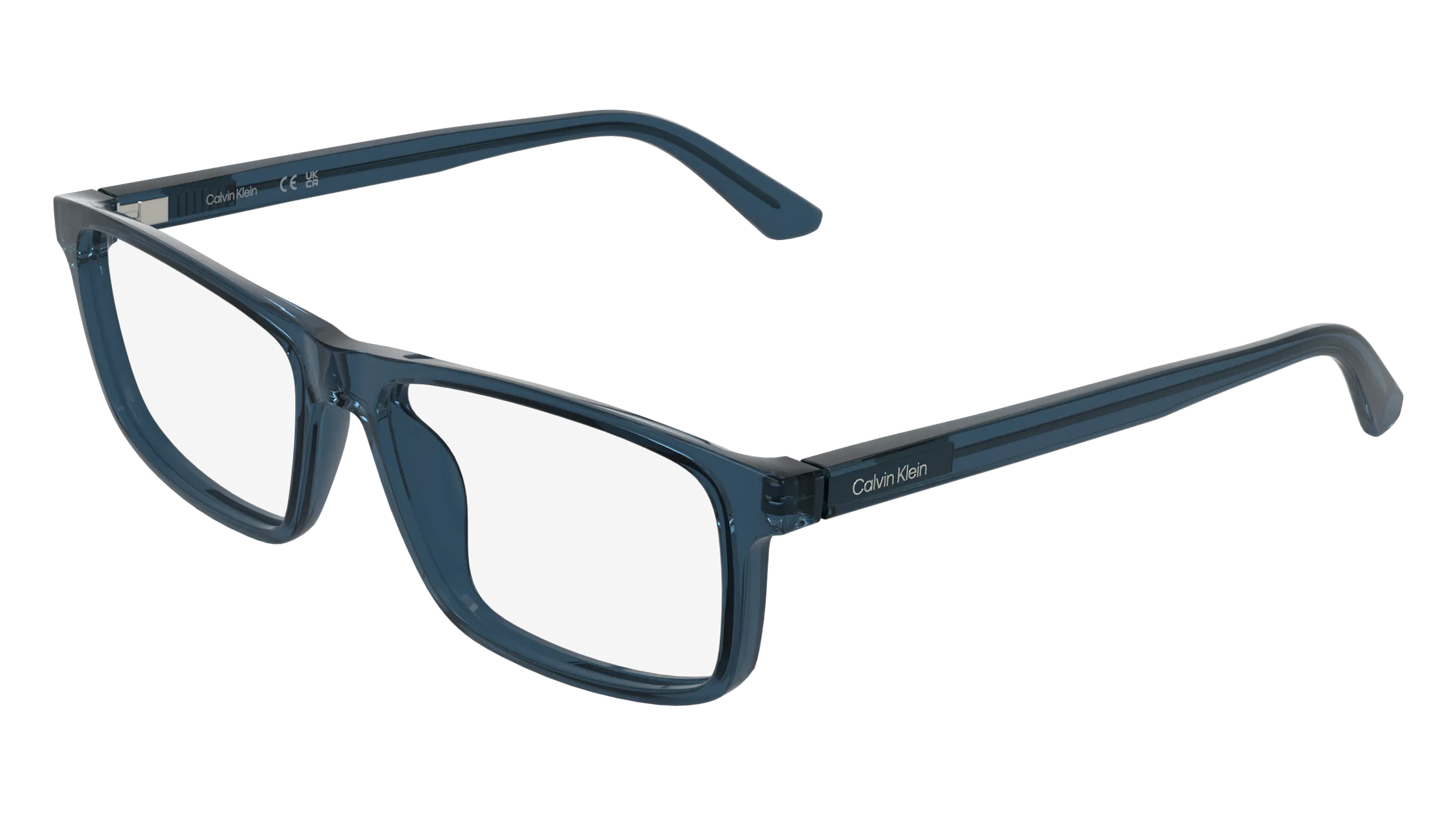 Calvin Klein CK25546 400 Montature da vista Bio-iniettato Blu Squadrata Normale - immagine 1