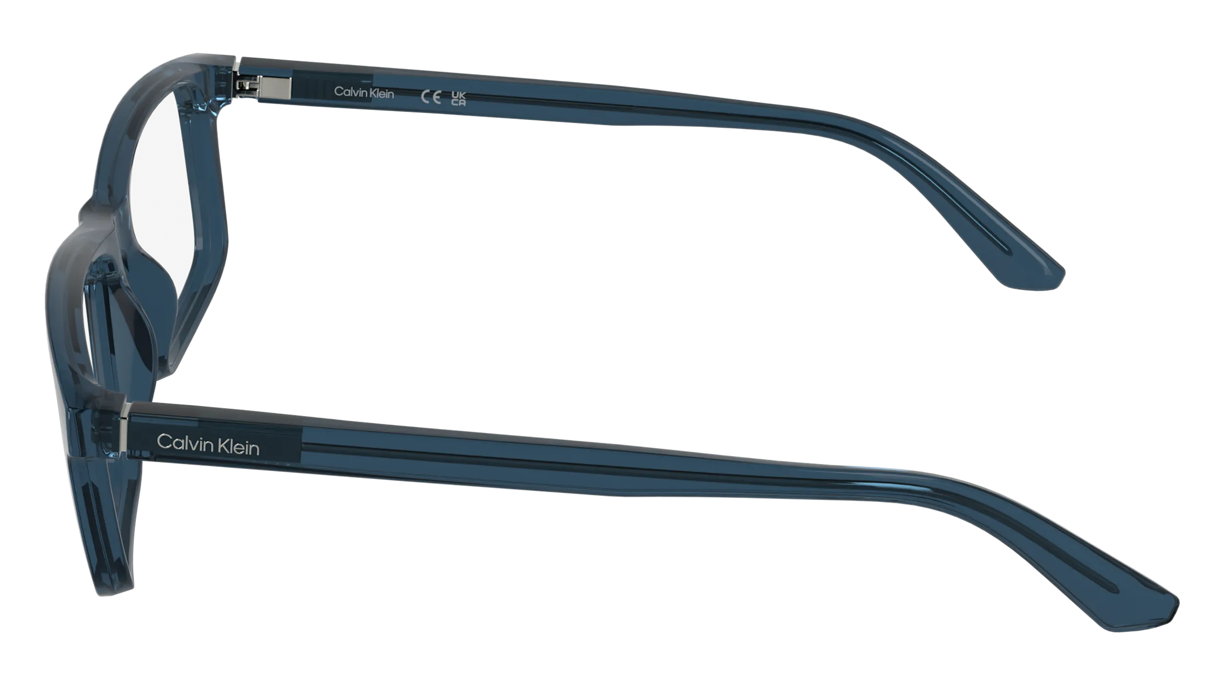 Calvin Klein CK25546 400 Montature da vista Bio-iniettato Blu Squadrata Normale - immagine 3