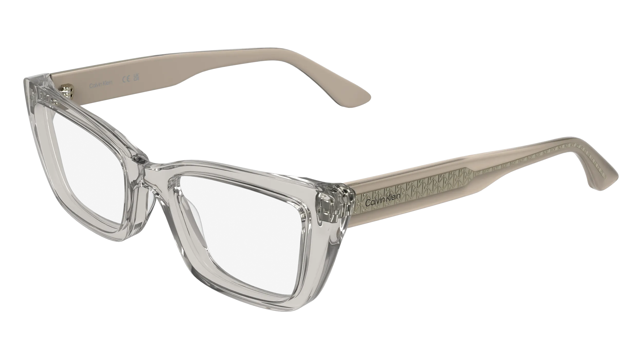 Calvin Klein CK25549 601 Montature da vista Acetato Rosa Cat Eye Normale - immagine 1