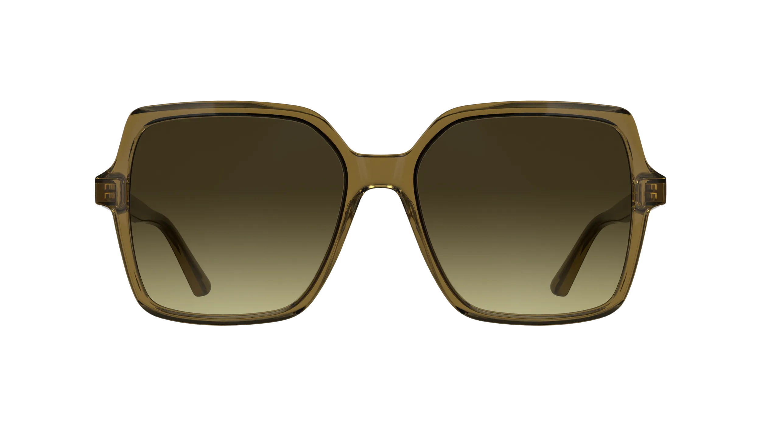 Calvin Klein CK25537S 209 Occhiali da sole Bio-iniettato Beige Farfalla Normale - immagine 2