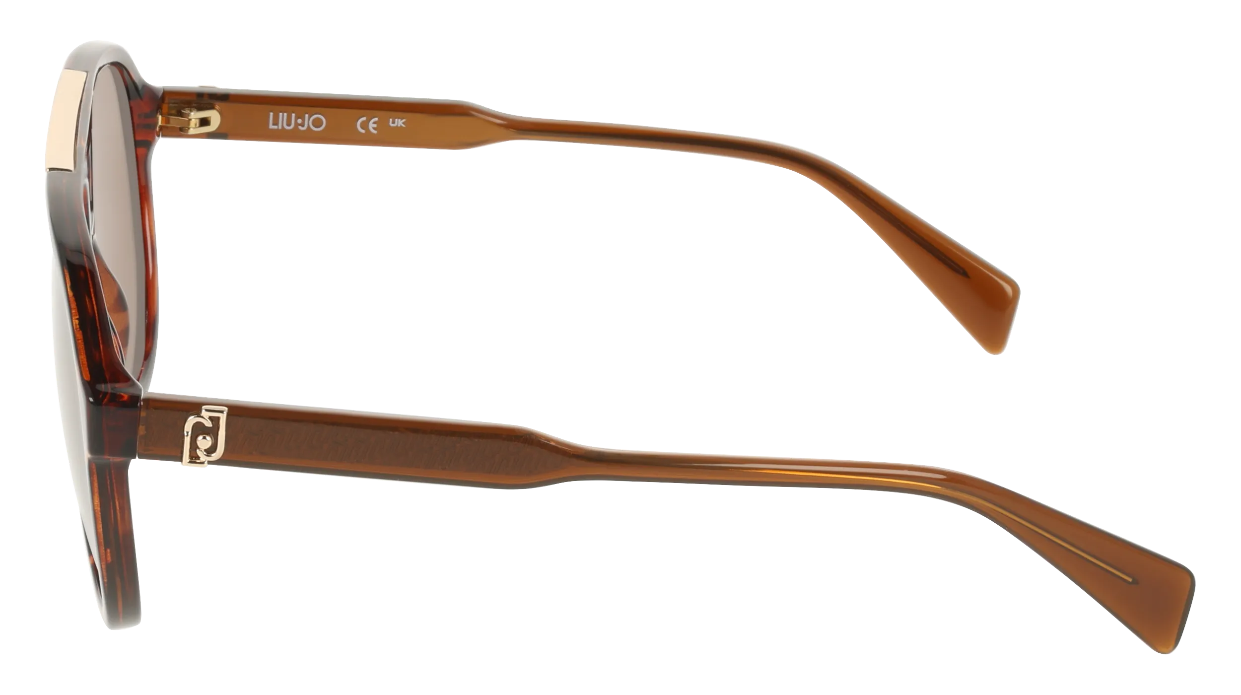 Liu Jo LJ821S 242 Occhiali da sole Bio-iniettato Havana Marrone Pilot Normale - immagine 3