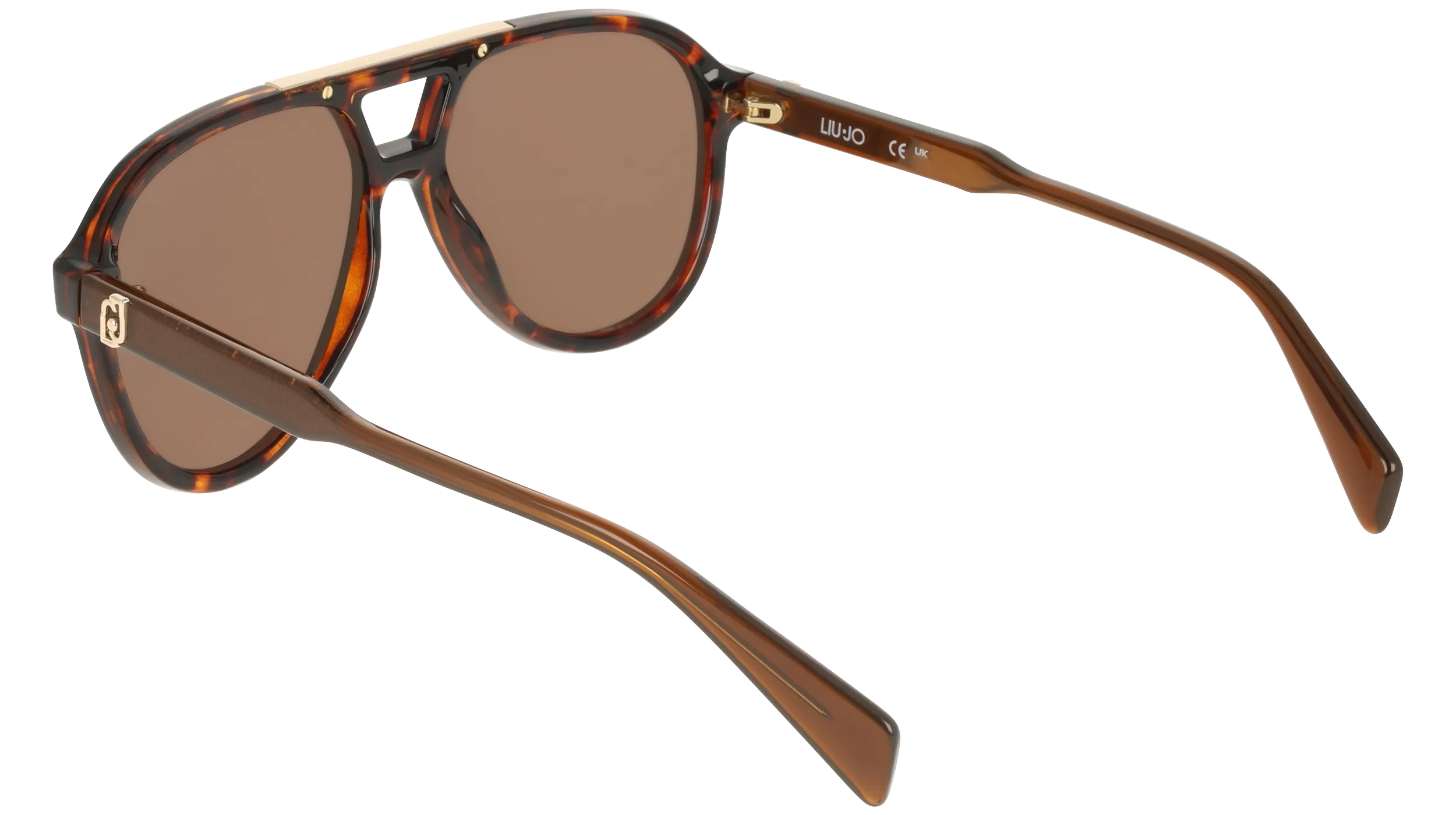 Liu Jo LJ821S 242 Occhiali da sole Bio-iniettato Havana Marrone Pilot Normale - immagine 4