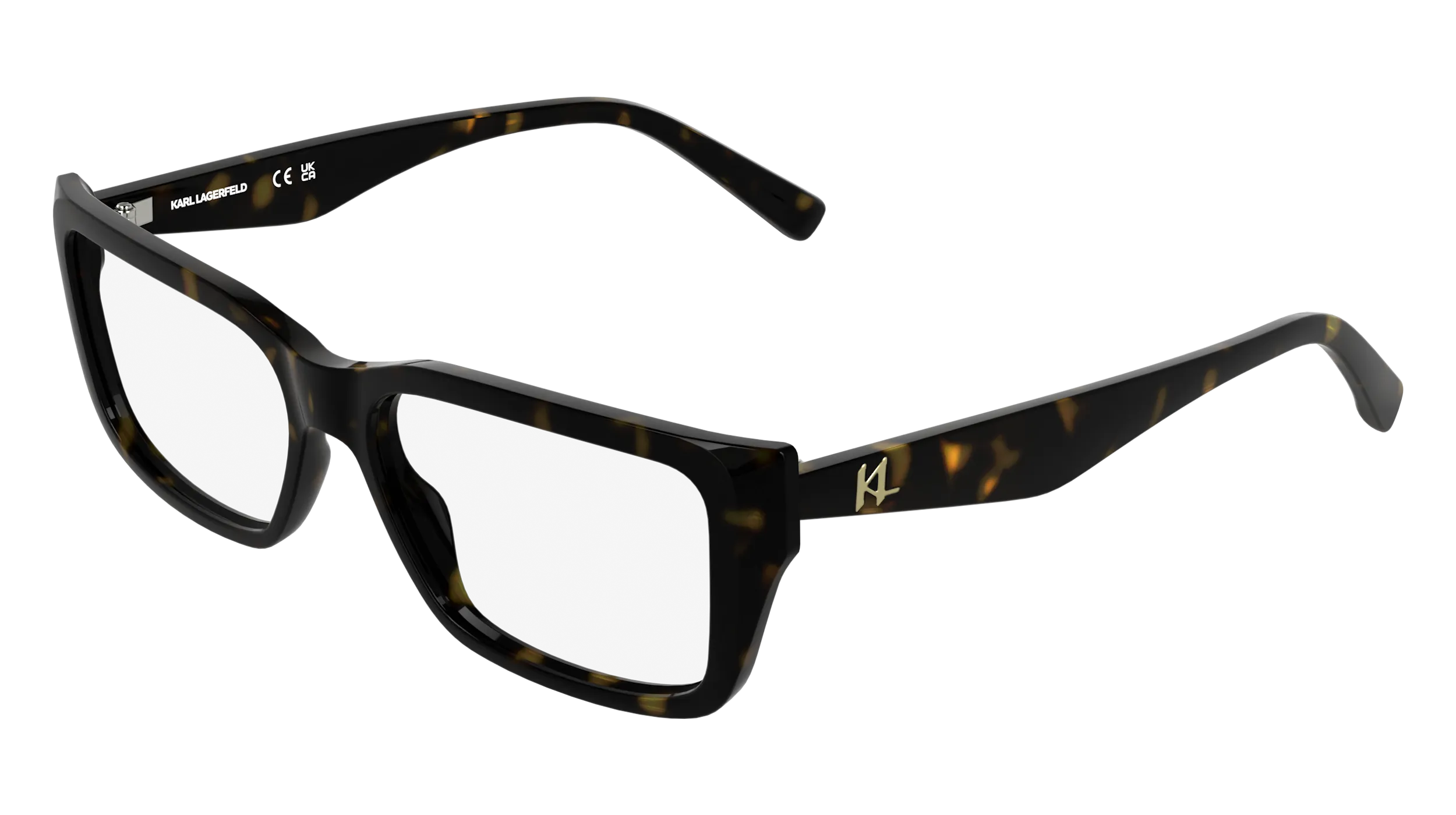 Karl Lagerfeld KL6212 242 Montature da vista Bio-iniettato Havana Squadrata Normale - immagine 1