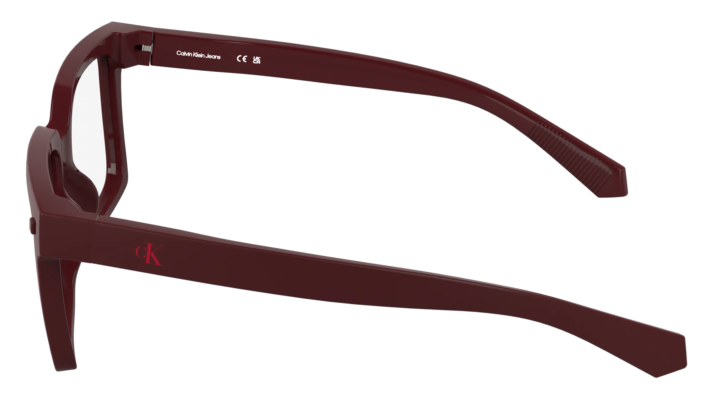 Calvin Klein CKJ25630 605 Montature da vista Bio-iniettato Bordeaux Squadrata Normale - immagine 3
