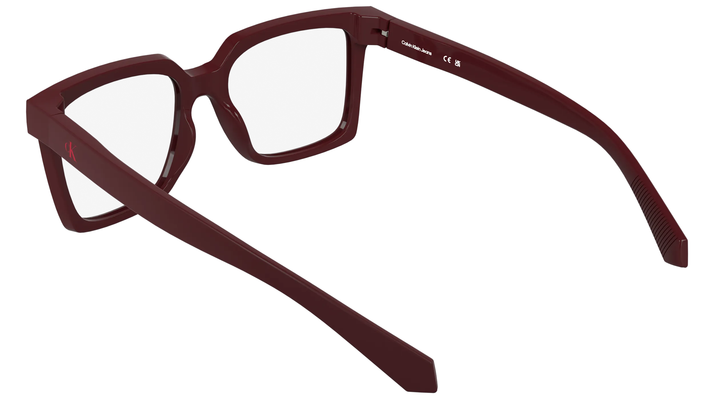 Calvin Klein CKJ25630 605 Montature da vista Bio-iniettato Bordeaux Squadrata Normale - immagine 4