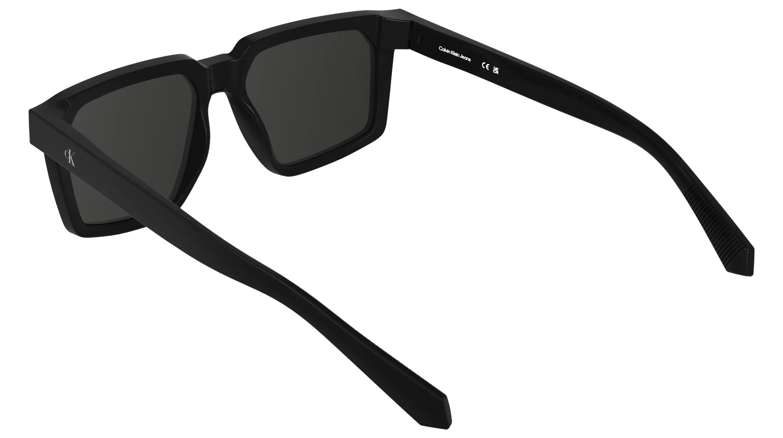 Calvin Klein CKJ25621S 001 Occhiali da sole Bio-iniettato Nero Grigio Squadrata Normale - immagine 4