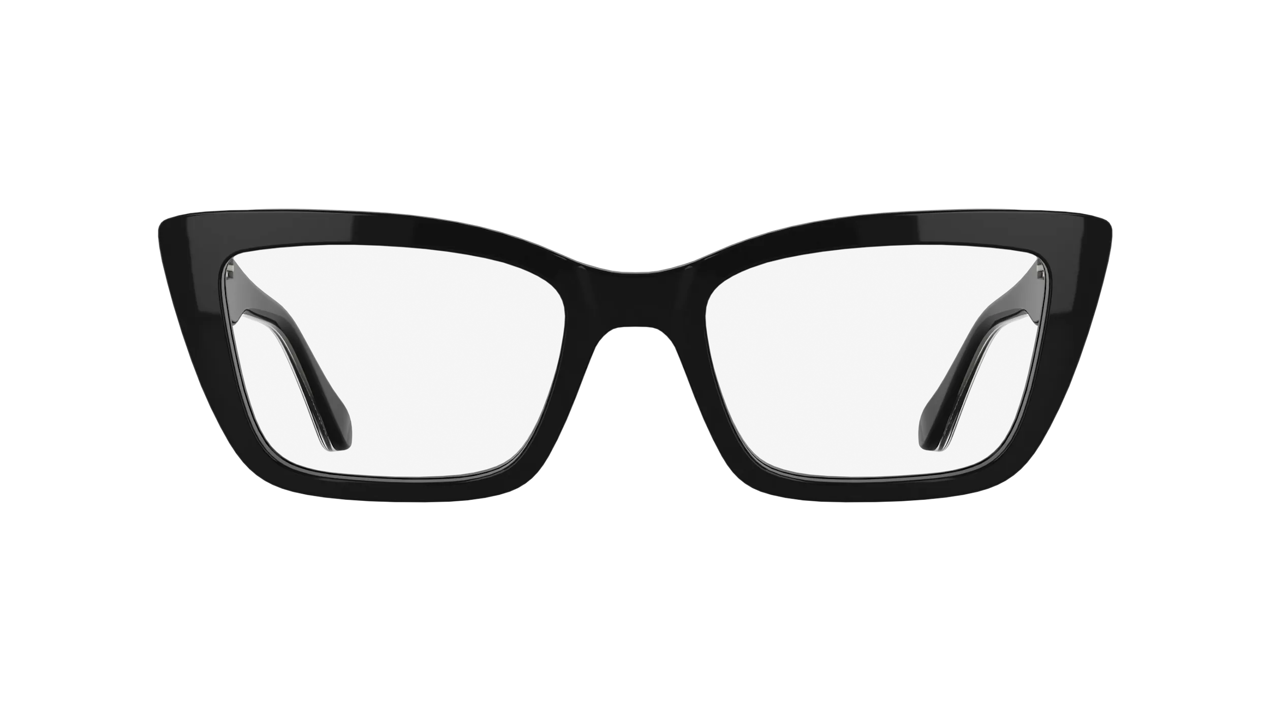 Calvin Klein CK25549 001 Montature da vista Acetato Nero Cat Eye Normale - immagine 2